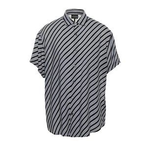 Emporior Armani Striped Short Sleeve Shirt